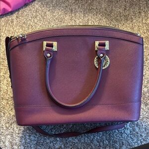 Maroon purse